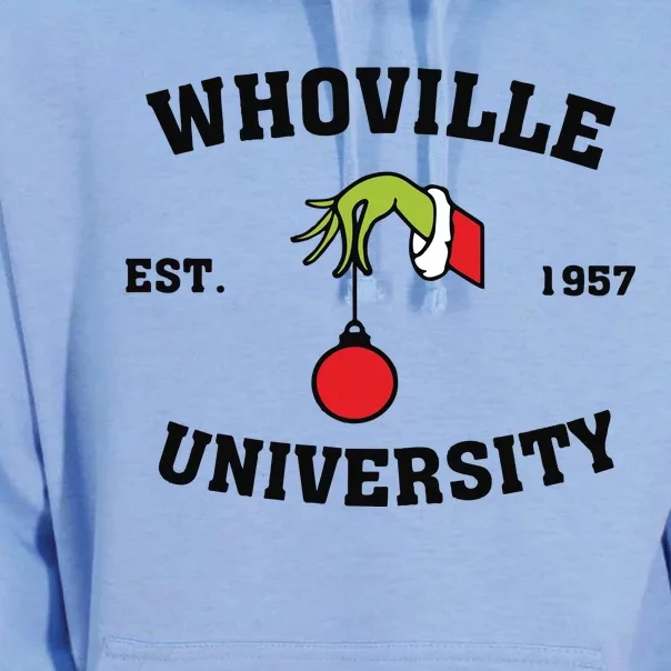 Christmas Whoville University Est 1957 Unisex Surf Hoodie