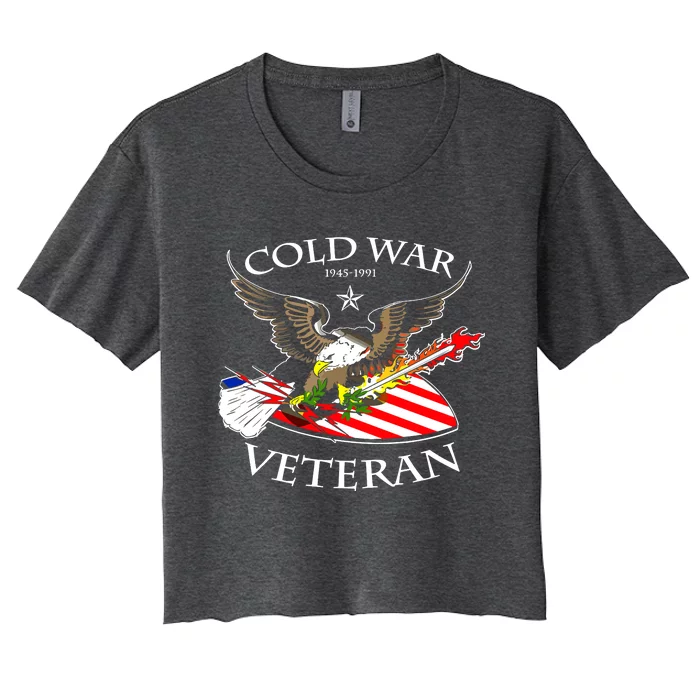 Cold War Veteran Women's Crop Top Tee