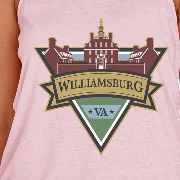 Colonial Williamsburg Va 1632 Cute Gift Women's Knotted Racerback Tank