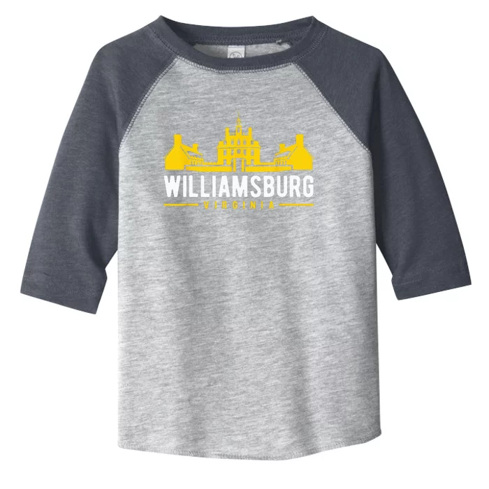 Colonial Williamsburg Virginia Design Toddler Fine Jersey T-Shirt