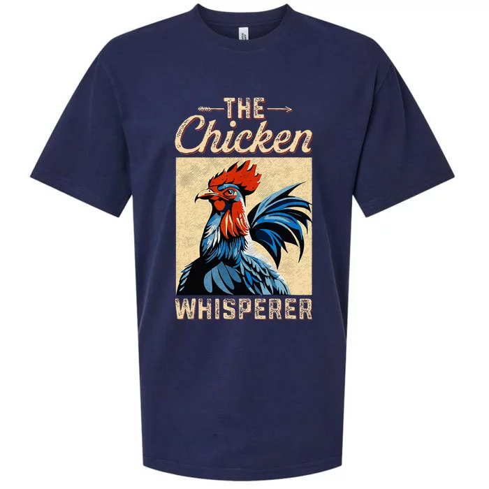 Chicken Whisperer Vintage Chicken Farming Hen Sueded Cloud Jersey T-Shirt