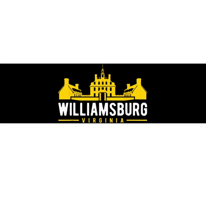 Colonial Williamsburg Virginia Design Bumper Sticker