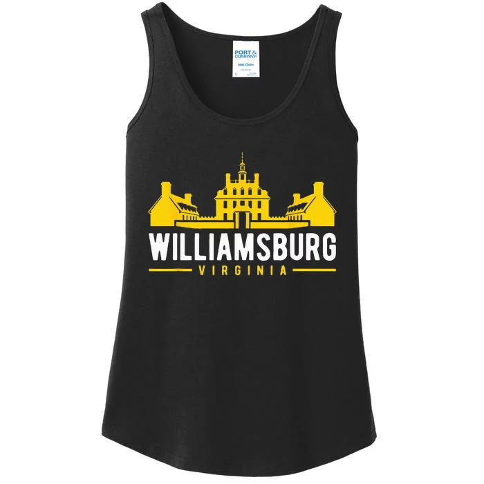 Colonial Williamsburg Virginia Design Ladies Essential Tank