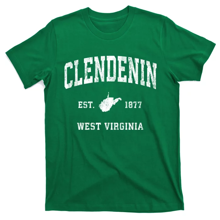 Clendenin West Virginia Wv Vintage Athletic T-Shirt