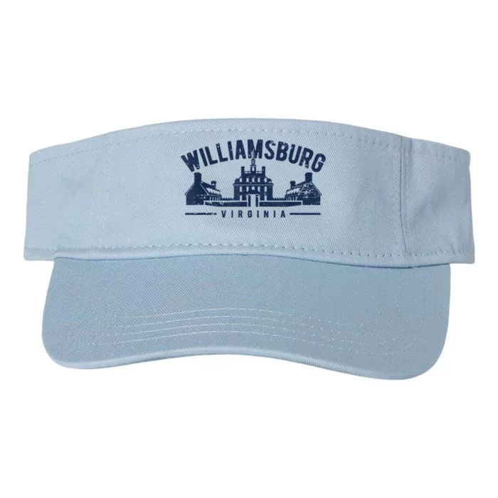 Colonial Williamsburg Virginia Vintage Distressed Style Valucap Bio-Washed Visor