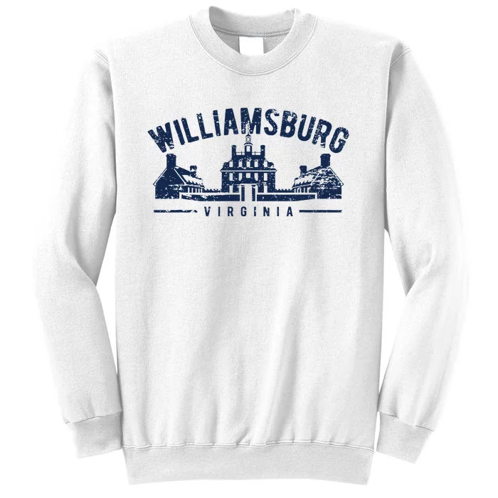 Colonial Williamsburg Virginia Vintage Distressed Style Sweatshirt