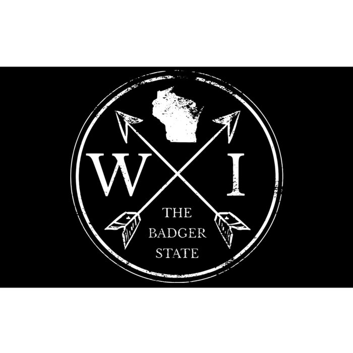 Cute Wisconsin Wi The Badger State Map Wisconsin Bumper Sticker