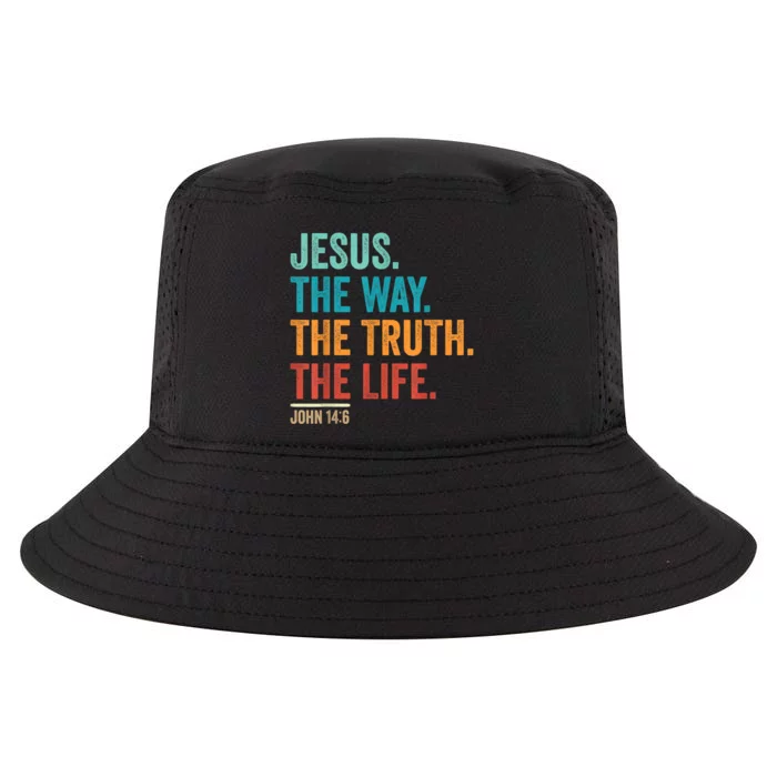 Christian Worship Women Men Jesus The Way Truth Life Cool Comfort Performance Bucket Hat