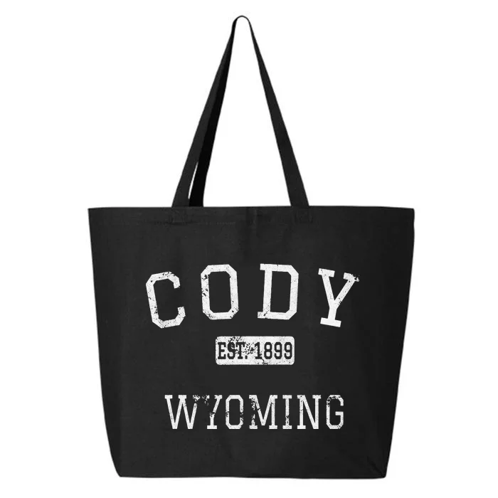 Cody Wyoming WY Vintage 25L Jumbo Tote