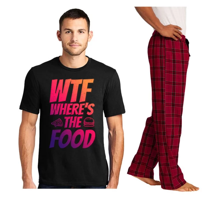 Cool Wtf Where The Food Spicy Food Lover Wine Lovers Meaningful Gift Pajama Set