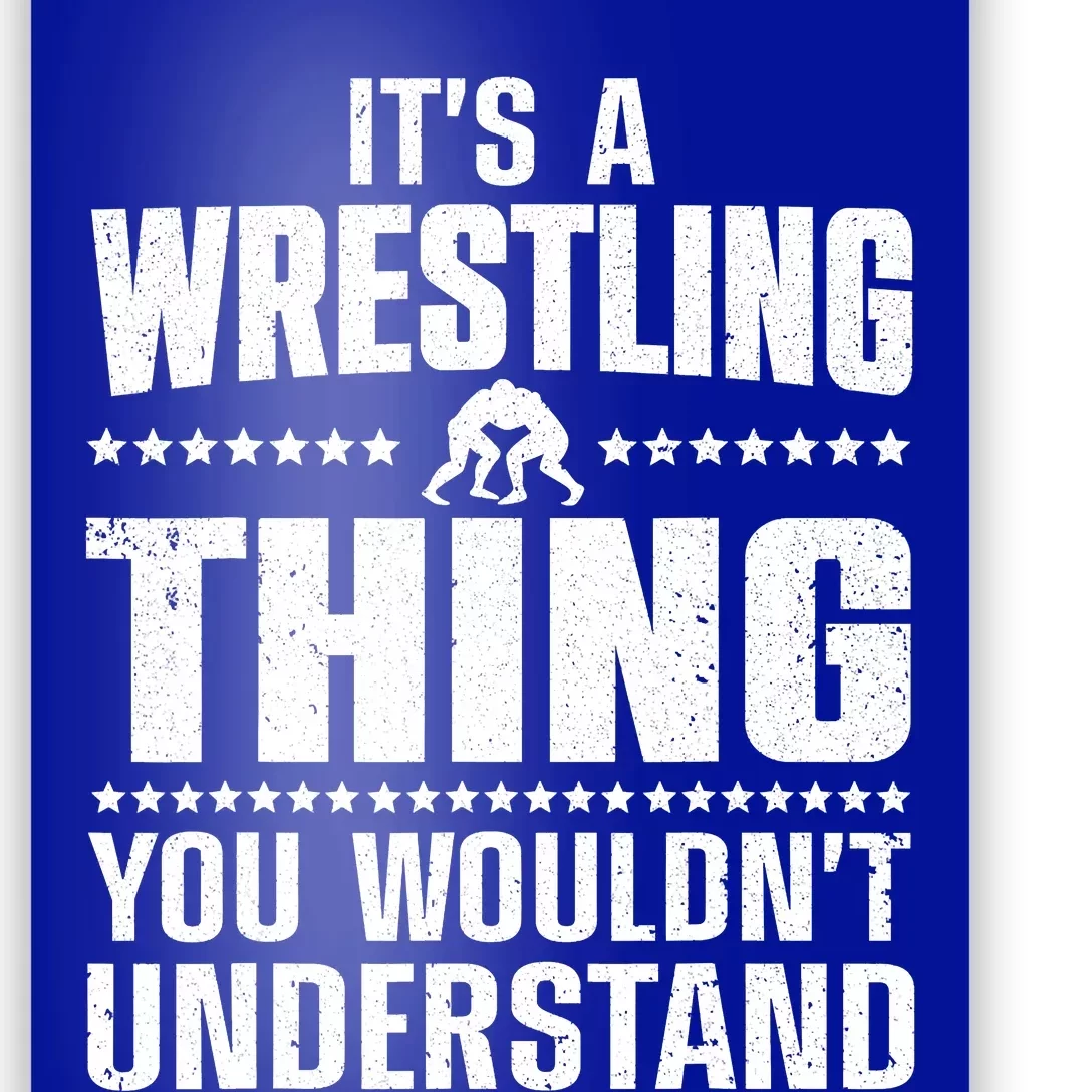 Cool Wrestling Wrestler Coach Wrestle Sports Poster