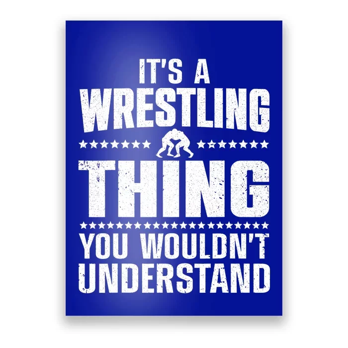 Cool Wrestling Wrestler Coach Wrestle Sports Poster