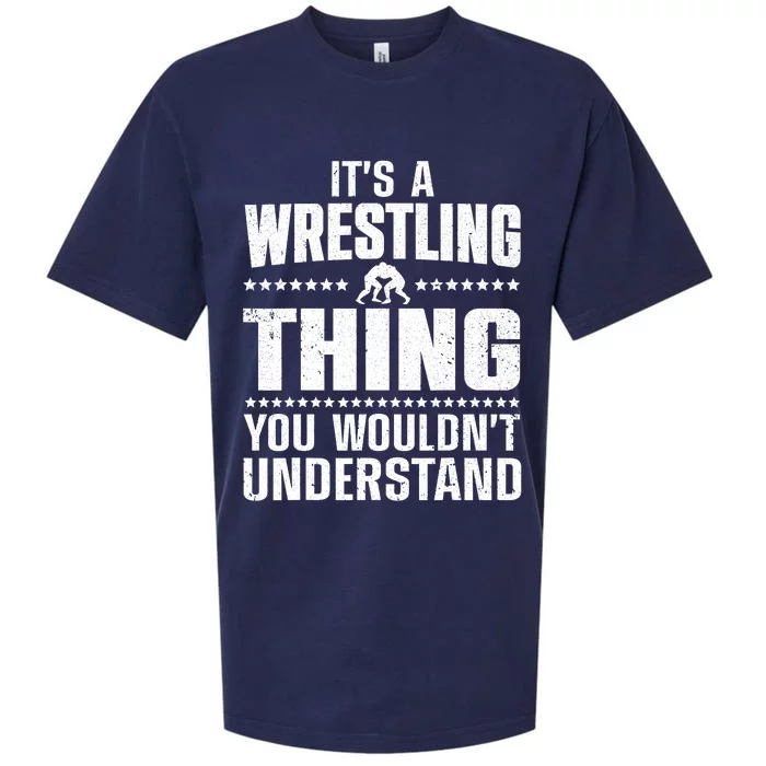 Cool Wrestling Wrestler Coach Wrestle Sports Sueded Cloud Jersey T-Shirt