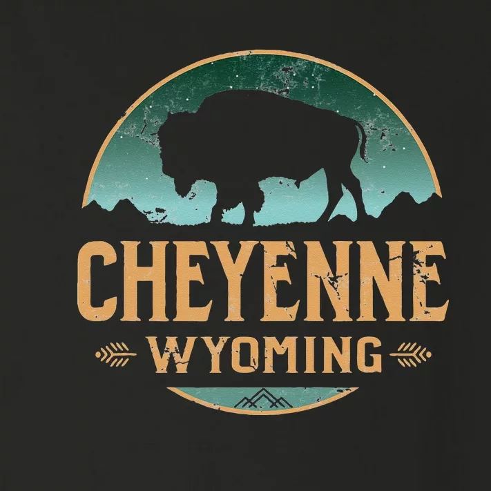 Cheyenne Wyoming WY Buffalo Bison Toddler Long Sleeve Shirt