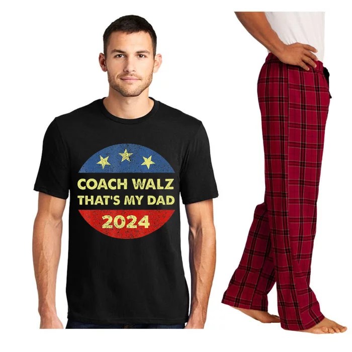 Coach Walz Waltz ThatS My Dad Harris Walz Waltz Election Pajama Set