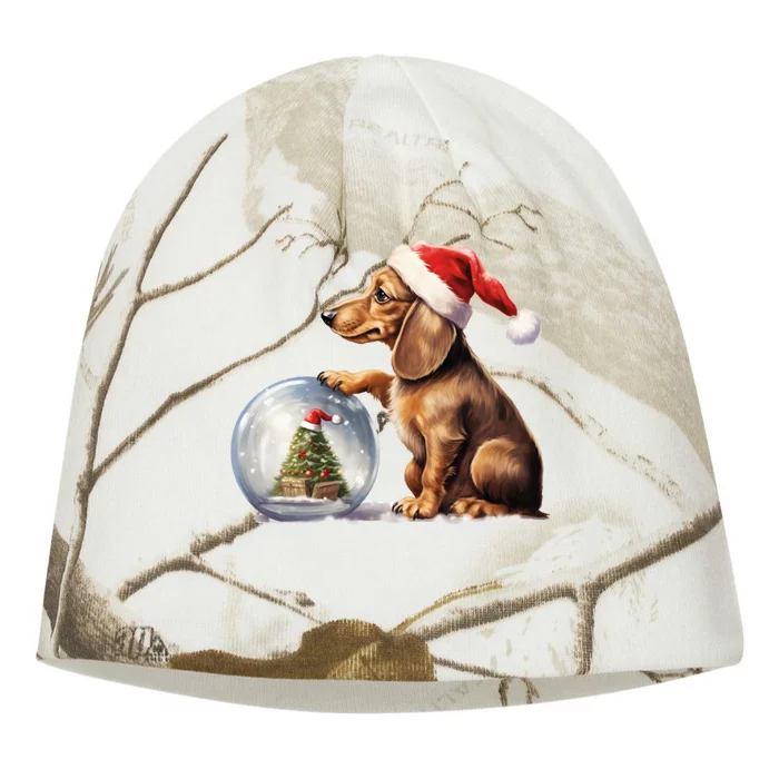 Christmas Winter Wiener & Dachshund Gift Kati - Camo Knit Beanie