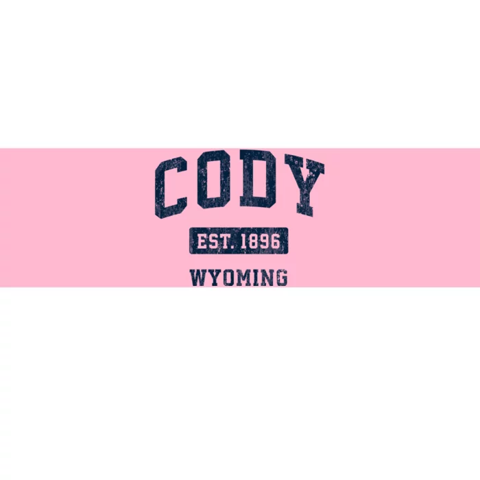 Cody Wyoming Wy Vintage Sports Established Bumper Sticker