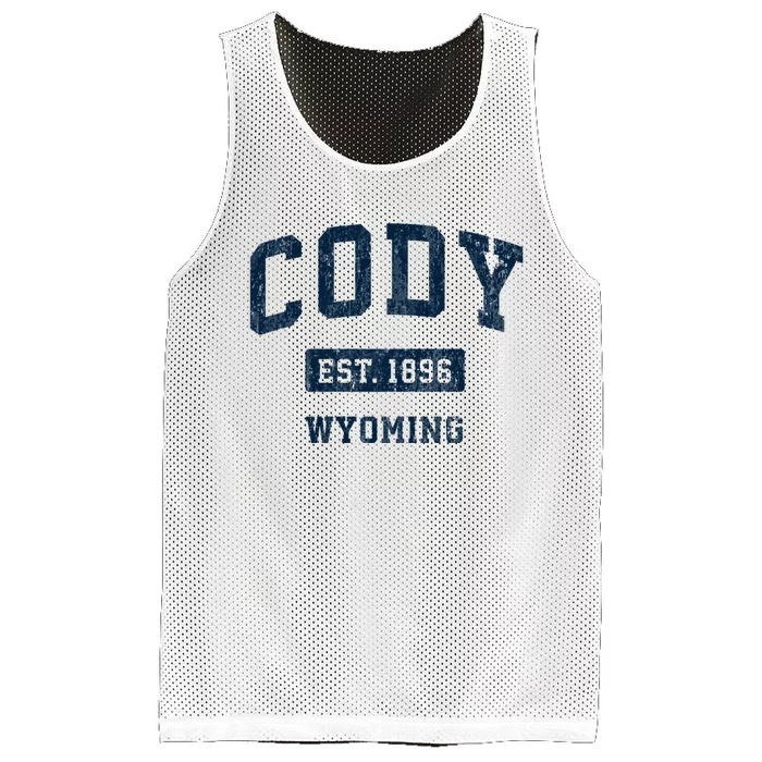 Cody Wyoming Wy Vintage Sports Established Mesh Reversible Basketball Jersey Tank