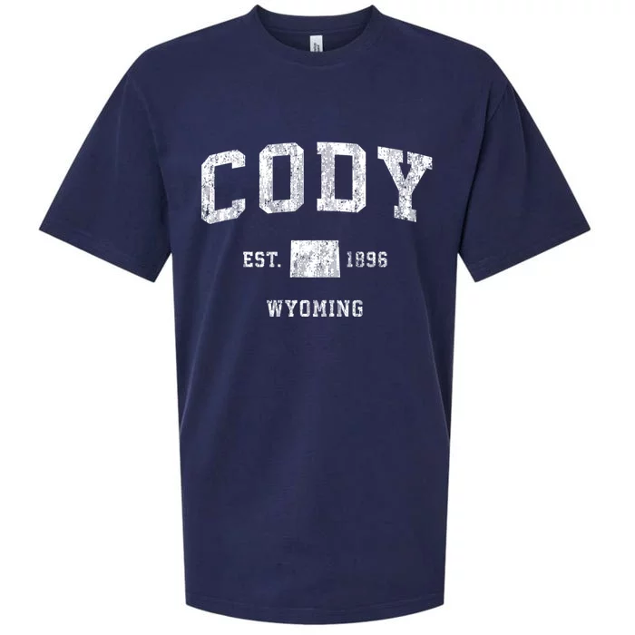 Cody Wyoming Wy Vintage Athletic Sports Sueded Cloud Jersey T-Shirt