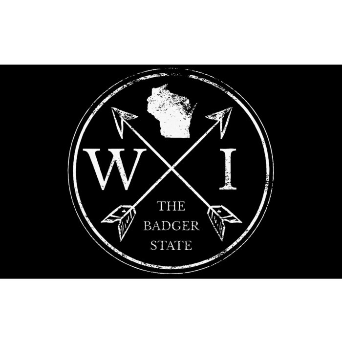 Cute Wisconsin Wi The Badger State Map Wisconsin Bumper Sticker