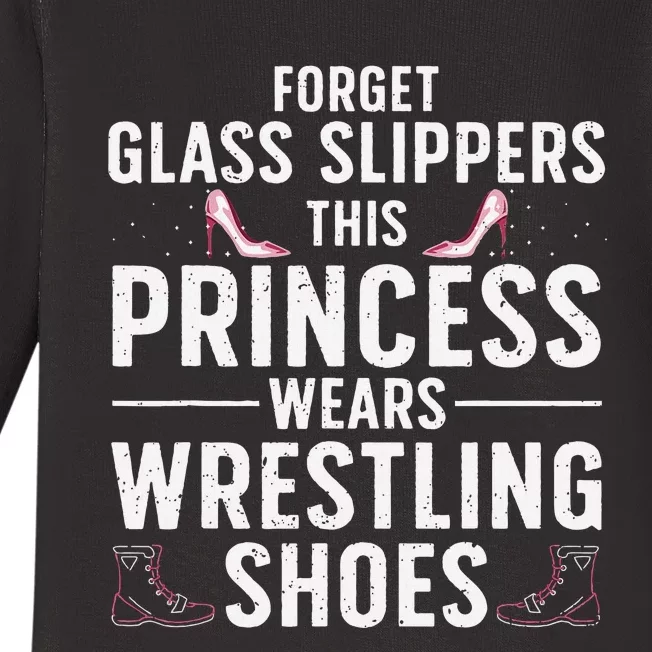 Cool Wrestling Wrestler Princess Sports Baby Long Sleeve Bodysuit