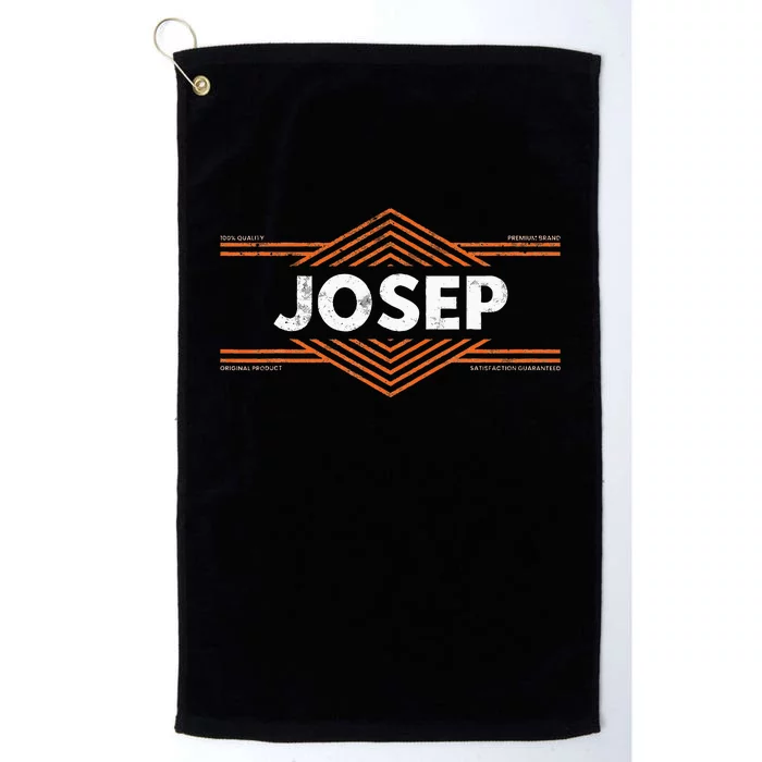 Clothing With Your Name For People Called Josep Platinum Collection Golf Towel