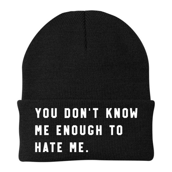 Calebplant Wearing You DonT Know Me Enough To Hate Me Knit Cap Winter Beanie