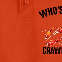 Cool Who's Your Crawdaddy Funny Crawdad Lobster Lover Gift Dry Zone Grid Performance Polo