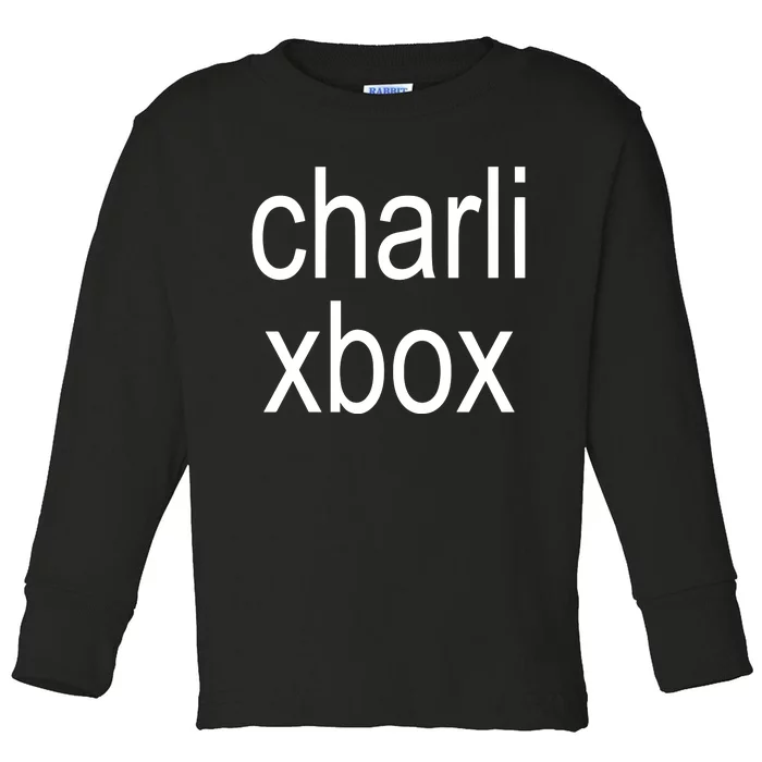 Charli Xcx Charli Xbox Toddler Long Sleeve Shirt