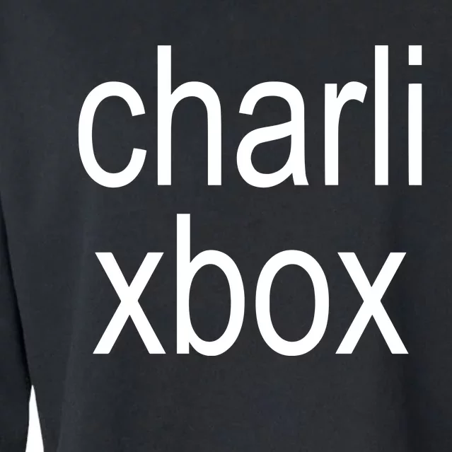 Charli Xcx Charli Xbox Cropped Pullover Crew