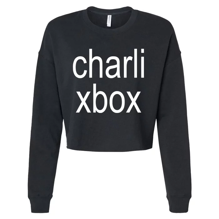 Charli Xcx Charli Xbox Cropped Pullover Crew