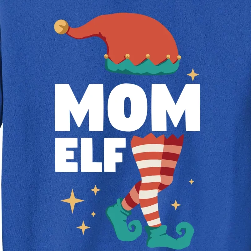 Christmas Xmas Family Matching Mother Mom Elf Cool Gift Sweatshirt