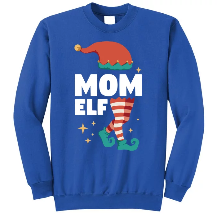 Christmas Xmas Family Matching Mother Mom Elf Cool Gift Sweatshirt