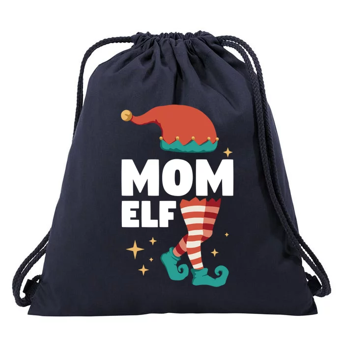 Christmas Xmas Family Matching Mother Mom Elf Cool Gift Drawstring Bag