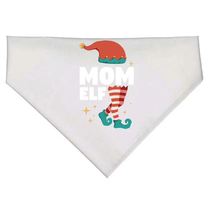 Christmas Xmas Family Matching Mother Mom Elf Cool Gift USA-Made Doggie Bandana