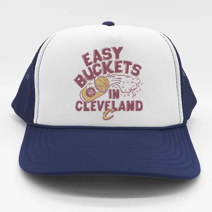 Cavs X Great Lakes Brewing Easy Buckets Trucker Hat