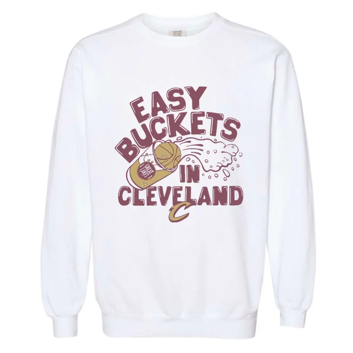 Cavs X Great Lakes Brewing Easy Buckets Garment-Dyed Sweatshirt