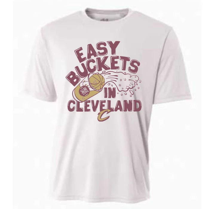 Cavs X Great Lakes Brewing Easy Buckets Cooling Performance Crew T-Shirt