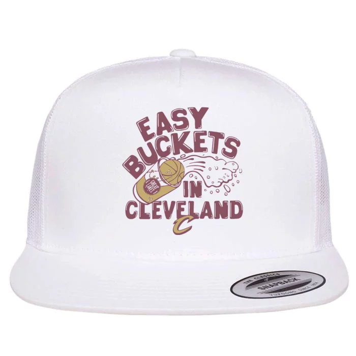 Cavs X Great Lakes Brewing Easy Buckets Flat Bill Trucker Hat