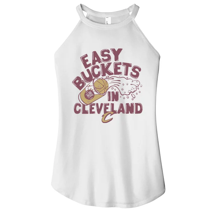 Cavs X Great Lakes Brewing Easy Buckets Women’s Perfect Tri Rocker Tank