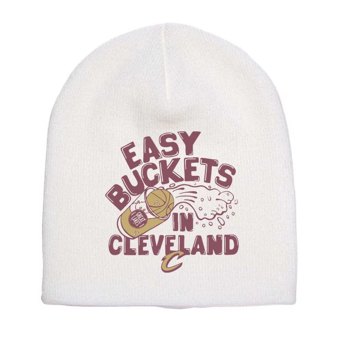 Cavs X Great Lakes Brewing Easy Buckets Short Acrylic Beanie