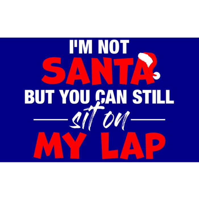 Christmas Xmas I'm Not Santa But You Can Still Sit On My Lap Gift Bumper Sticker