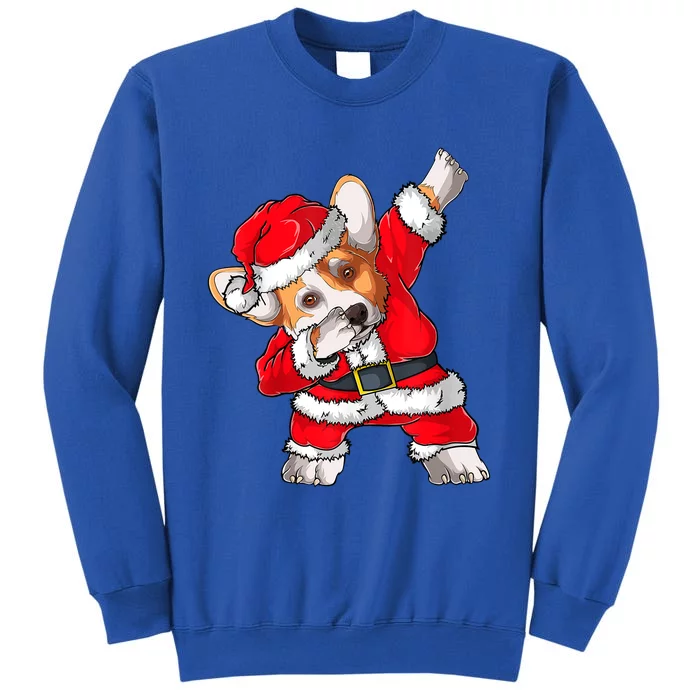 Corgi Xmas Lights Sweater Santa Corgi Dog Christmas Gift Tall Sweatshirt