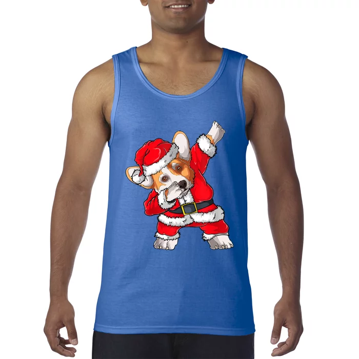 Corgi Xmas Lights Sweater Santa Corgi Dog Christmas Gift Tank Top