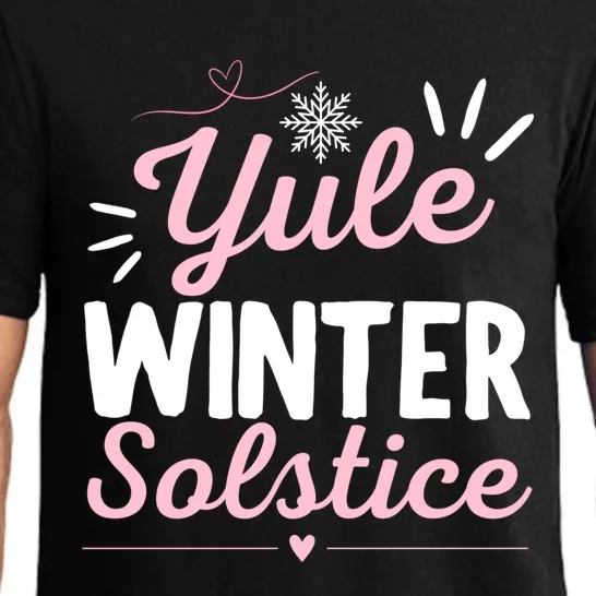 Christmas Xmas Merry Yule And Happy Winter Solstice Pajama Set