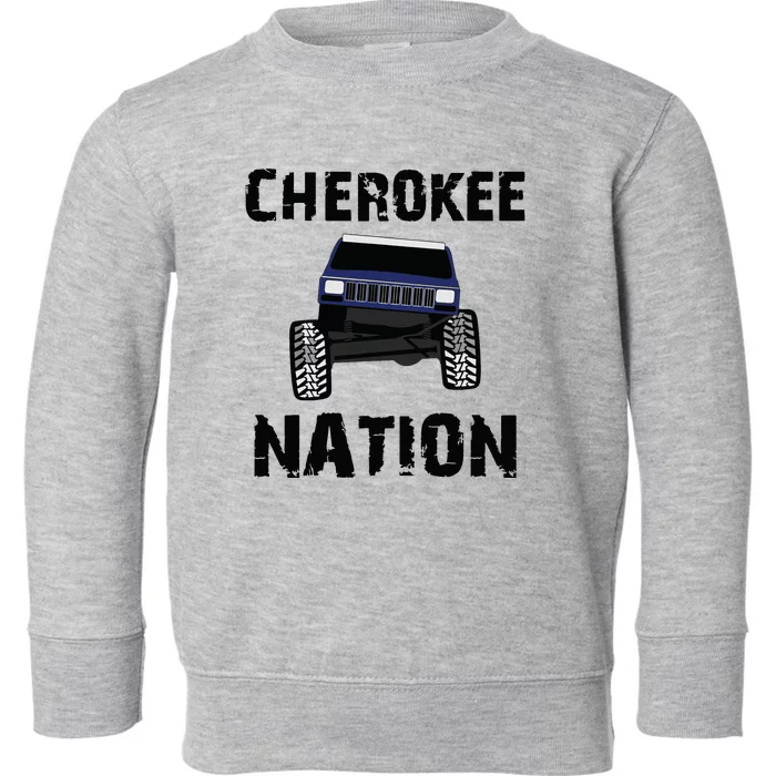 Cherokee Xj Nation Offroad Toddler Sweatshirt