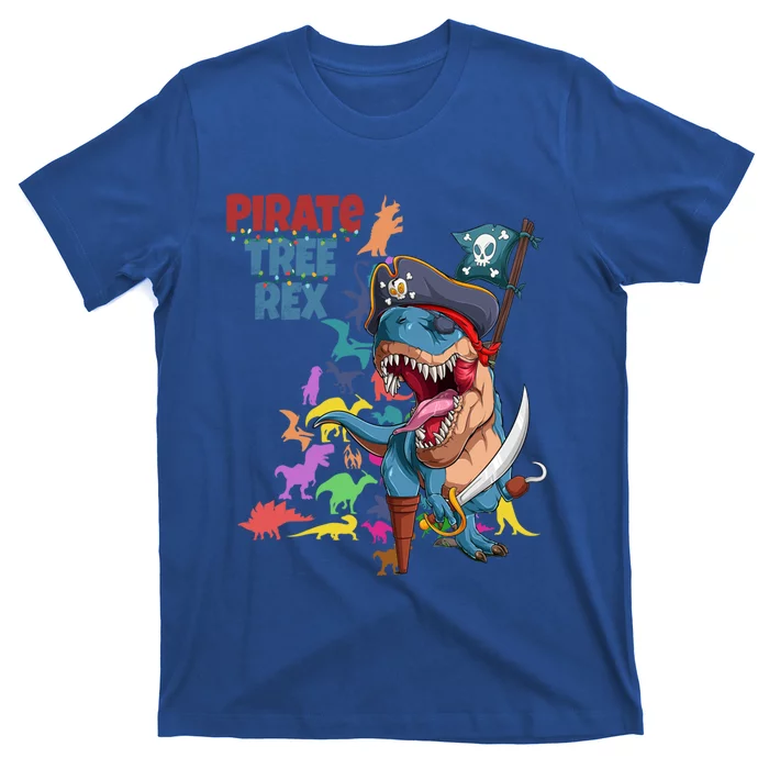 Cute Xmas Pirate Christmas Dinosaur Tree Rex Pajamas Meaningful Gift T-Shirt