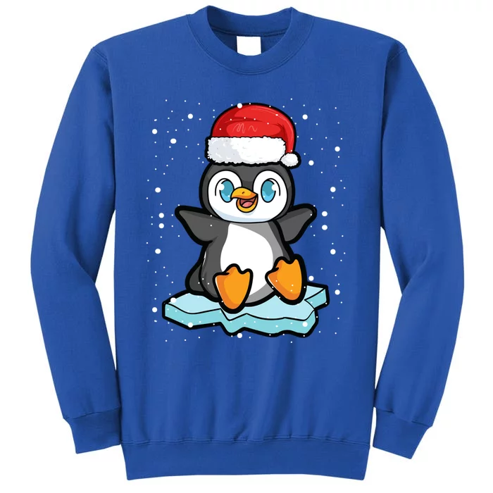 Christmas Xmas Penguin Snowflakes Santa Family Apparel Great Gift Sweatshirt