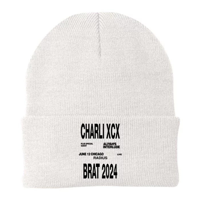 Charli Xcx Plus Special Guest AliyahS Interlude June 12 Chicago Live Radius Bra Knit Cap Winter Beanie