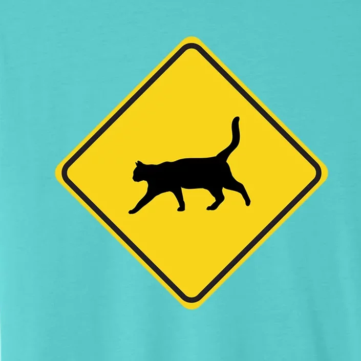 Cat Xing Sign Graphic Crossing Symbol Great Gift ChromaSoft Performance T-Shirt